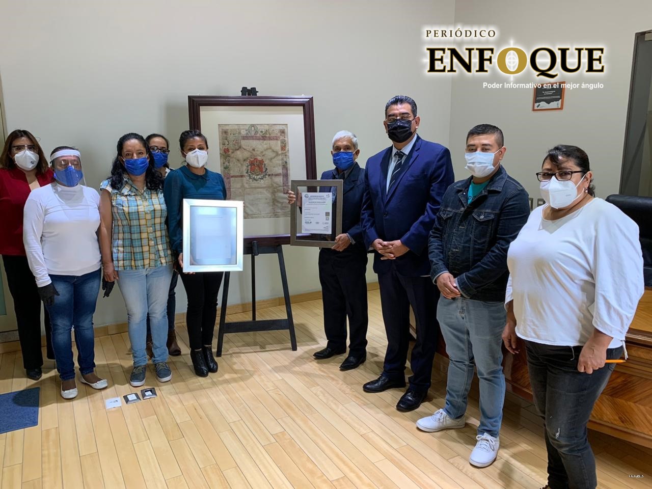 Foto: Cortesía Ayuntamiento de Tepeaca recibe Certificación “Antisoborno”