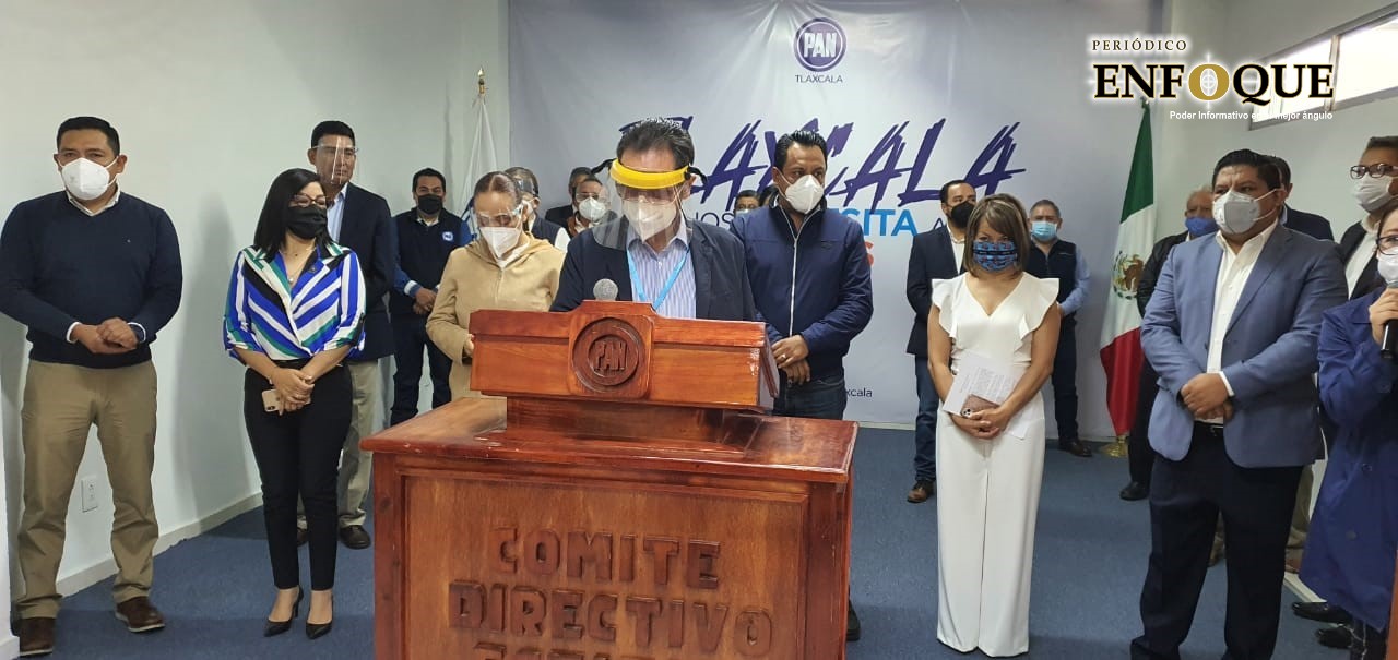 Foto: Rommel Bonilla Panistas tlaxcaltecas desafían a Morena a debate público