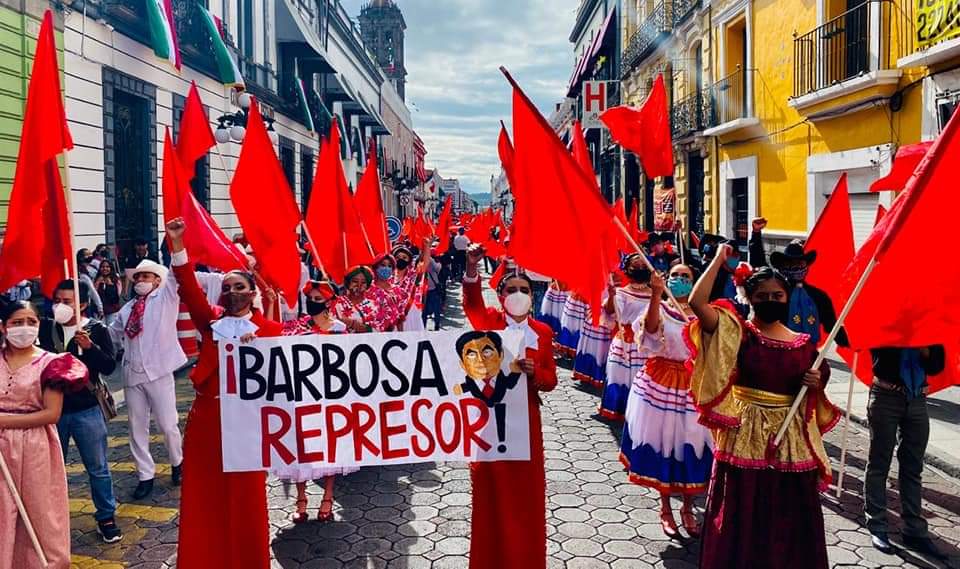 Foto: Cortesía Antorchistas acusan agresiones de la Fiscalía a jóvenes en casa de cultura de Balcones del Sur