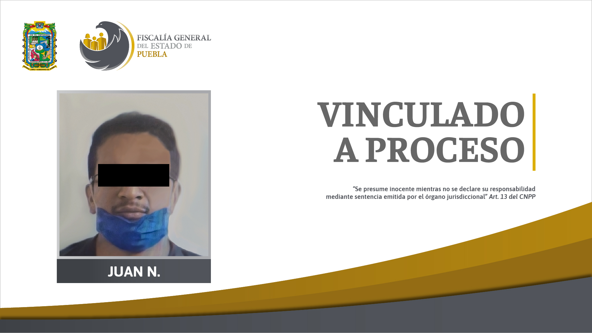 Foto: Cortesía En prisión presunto responsable de feminicidio en grado de tentativa
