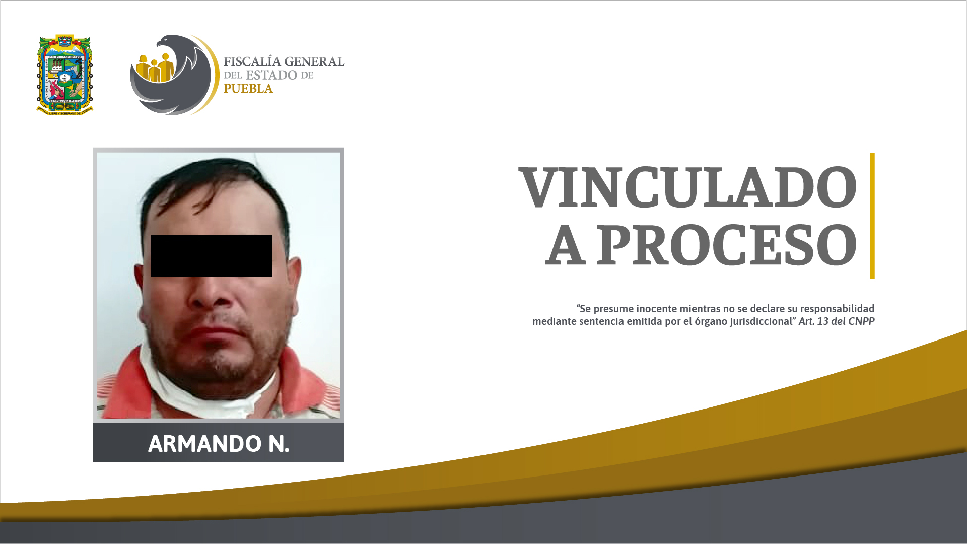 Foto: Cortesía Presunto responsable de agredir a su esposa, en prisión preventiva