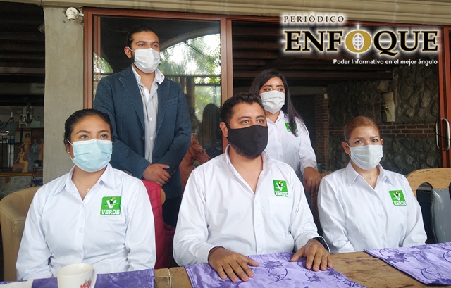 Foto: Omar Sánchez El Partido Verde en San Pedro Cholula irá solo en el 2021: Jaime Sánchez