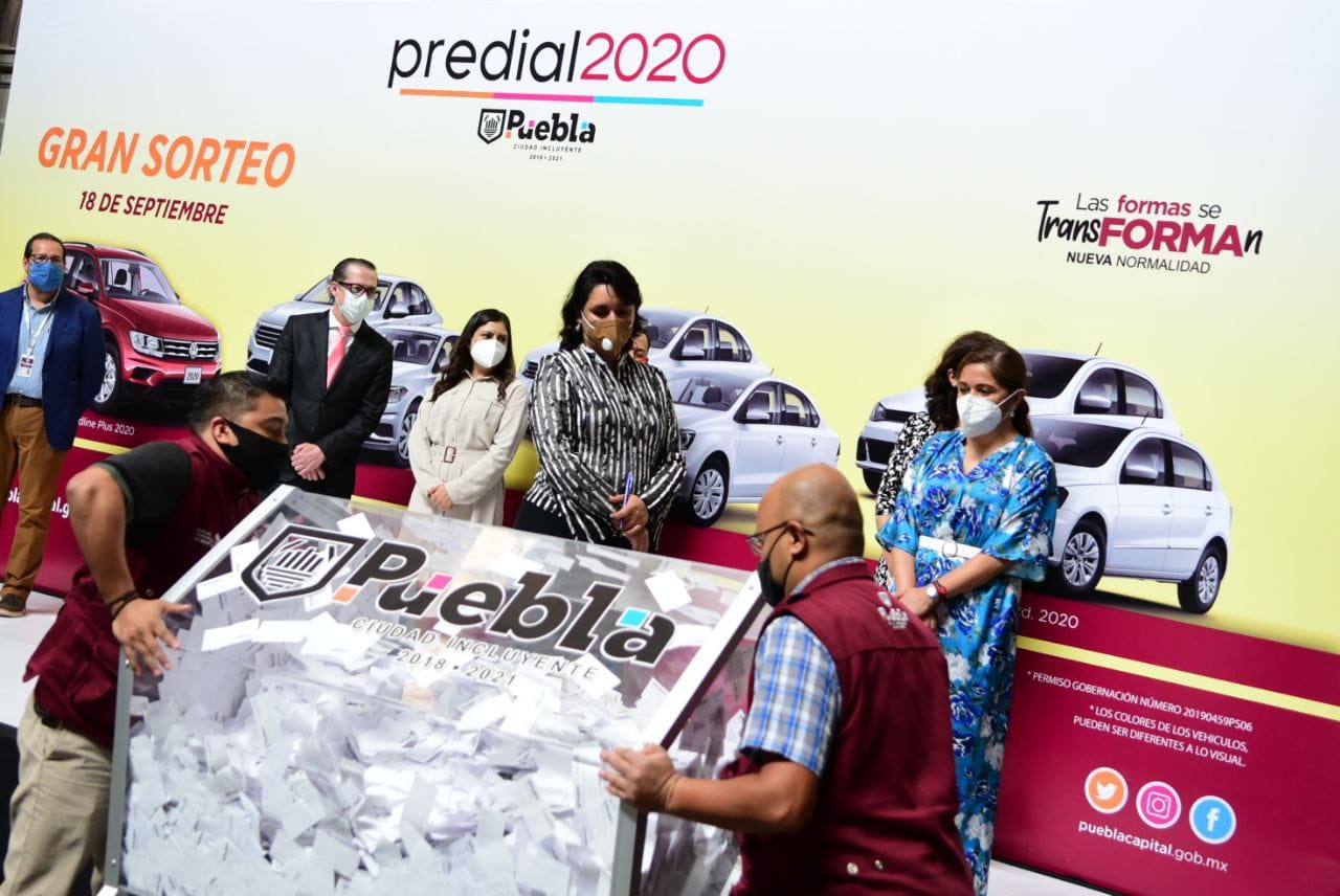Foto: Cortesía Ayuntamiento revela a los ganadores del Sorteo Predial 2020