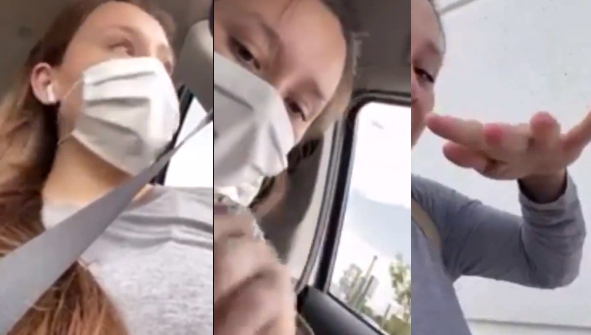 Foto: Cortesía “Estoy temblando”, joven graba cómo un chofer de Uber la estaba hostigando (Video)