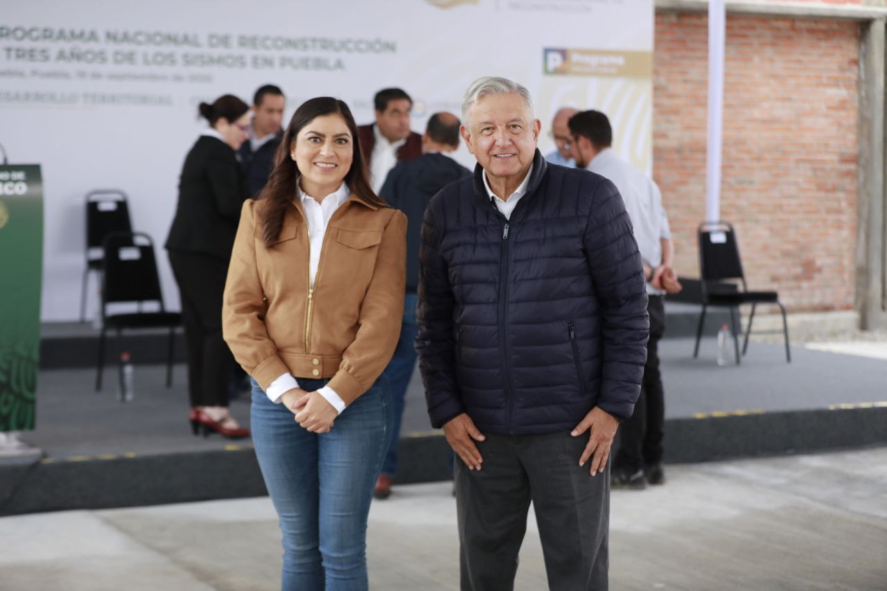 Rivera Vivanco refrenda colaboración con AMLO en trabajos de reconstrucción