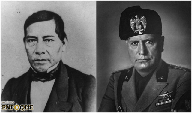 Foto: Cortesía La relación entre Benito Juárez y Mussolini
