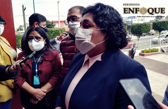 Foto: Omar Sánchez Nunca ha habido incremento de salarios en mi gobierno, gano 56 mil pesos: Karina Pérez Popoca