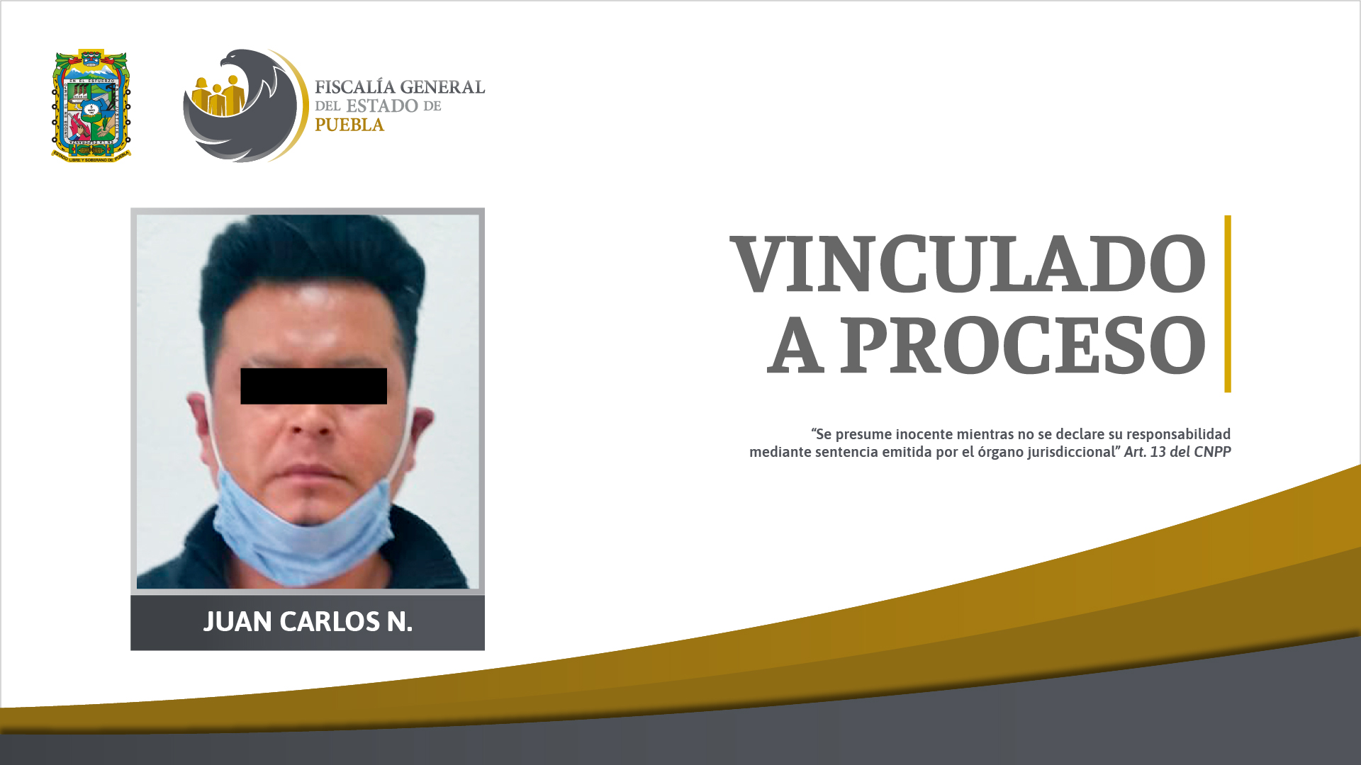 Foto: Cortesía Prisión contra acusado de violación en agravio de su sobrina