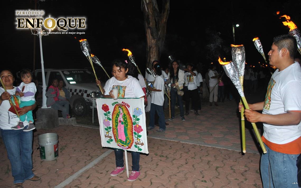 Foto: Cortesía Antorcha Guadalupana llegará a Puebla el 4 de octubre
