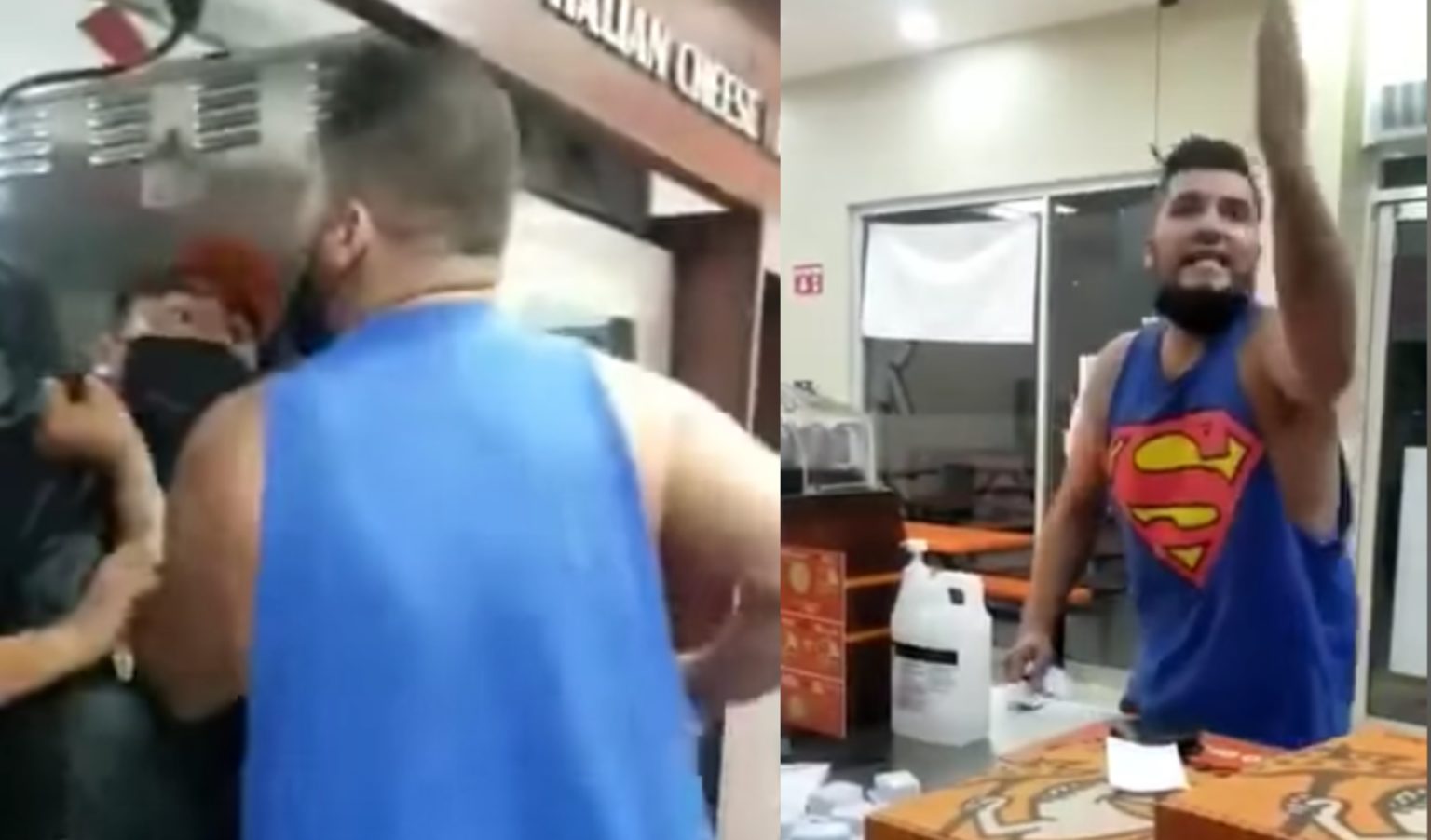 Foto: Cortesía #LordPizza: Insulta y golpea a personal tras negarse a venderle pizza (Video)