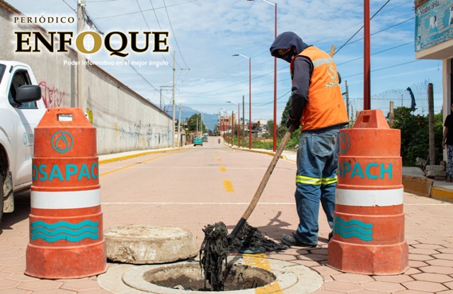 Foto: Cortesía El 50% de los encharcamientos en San Pedro Cholula son por tirar basura en la calle