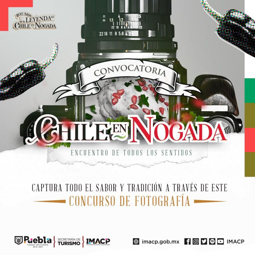 Por: Cortesía IMACP invita a participar en concurso de fotografía “El Chile en Nogada. Encuentro de todos los sentidos”