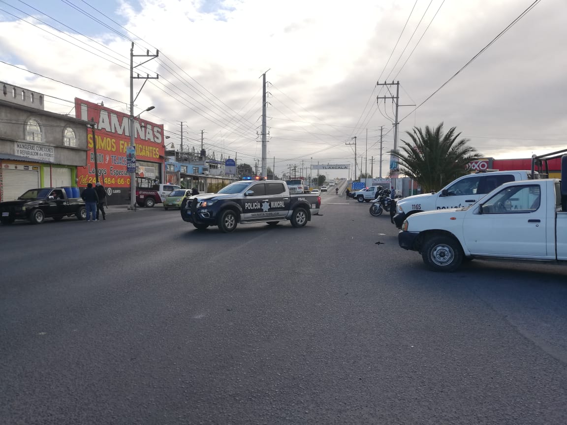 Por: Cortesía Nuevo paradero, crea conflicto con transporte de Tlaxcala, en Texmelucan