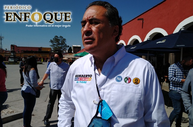 Por: Omar Sánchez Pide Humberto Aguilar razonar el voto en Cholula, ante regreso a la prehistoria por AMLO