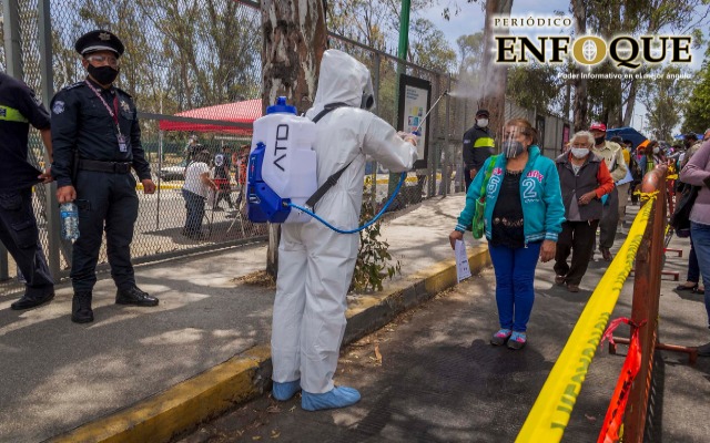 Por: Alex Muñoz Jornada de vacunación en Puebla capital cubre el 87% de población de adultos mayores