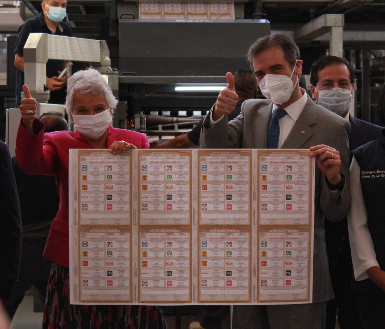 Por: Cortesía Con marca de agua y fibras ópticas, inicia impresión de boletas electorales
