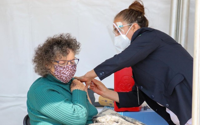Por: Cortesía Más de 166 mil adultos mayores de Puebla ya cuentan con la primera vacuna contra el Covid-19