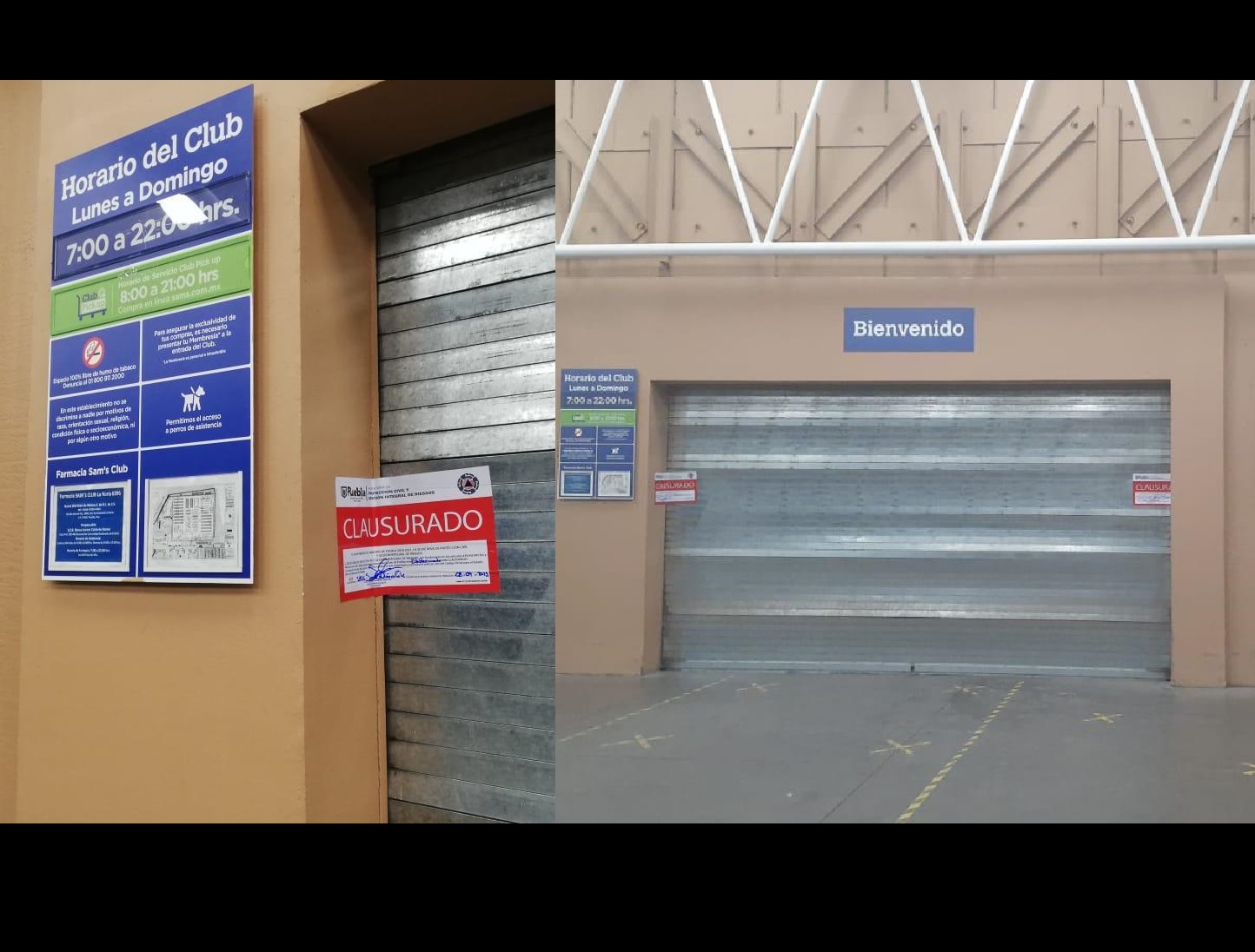 Por: Cortesía Clausuran a Sam´s La Noria por incumplir medidas sanitarias