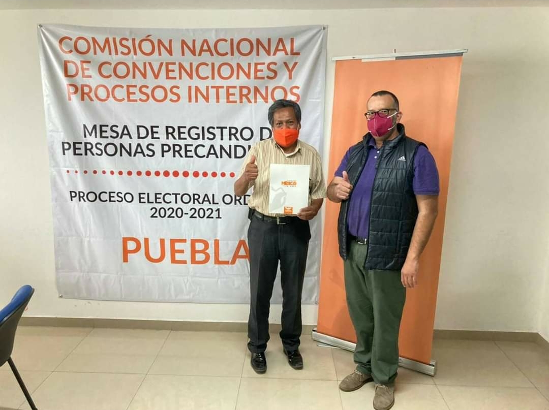 Por: Cortesía Movimiento Ciudadano Oficializa la candidatura de Benjamín Escobar Ramírez por San Felipe Teotlalcingo.