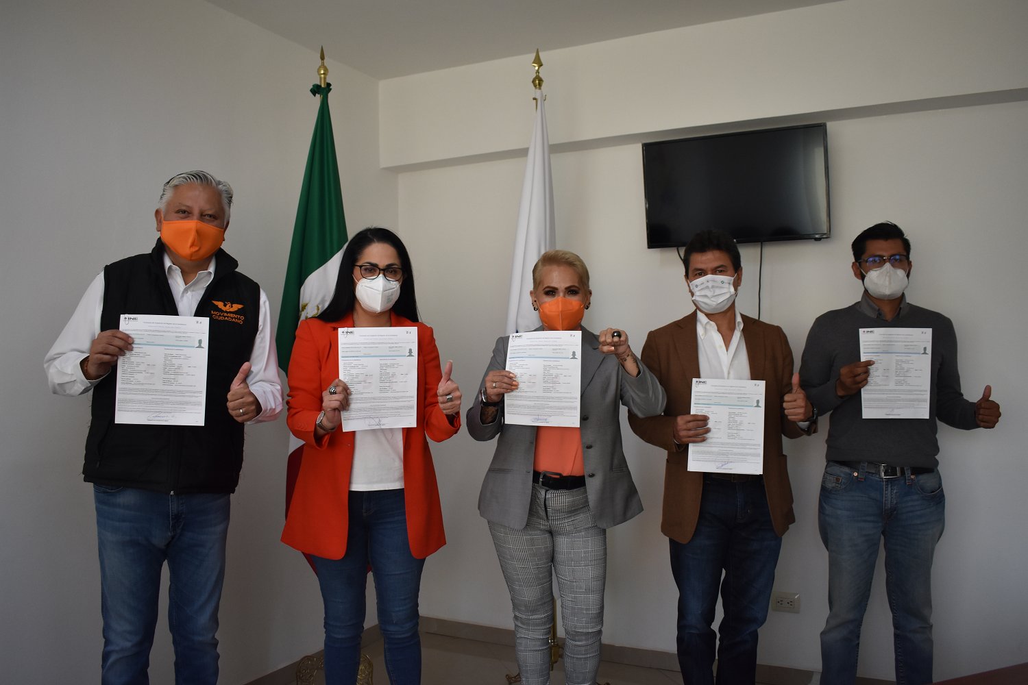 Por: Cortesía Movimiento Ciudadano Puebla registra de manera oficial a sus posibles Diputados Plurinominales.