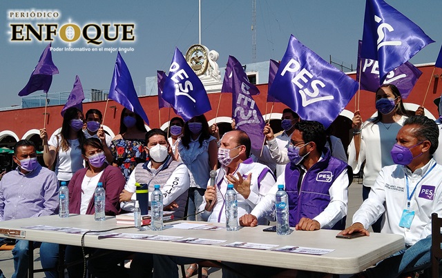 Por: Omar Sánchez Busca PES ser cuarta fuerza política en Puebla para estas elecciones: Fernando Manzanilla