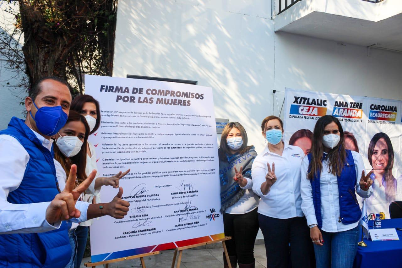 Por: Cortesía Candidatos de la coalición “Va por México” se comprometen a atender inseguridad y derechos de las mujeres