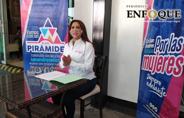 Pide Blanca Jiménez ser candidata del PAN en San Andrés