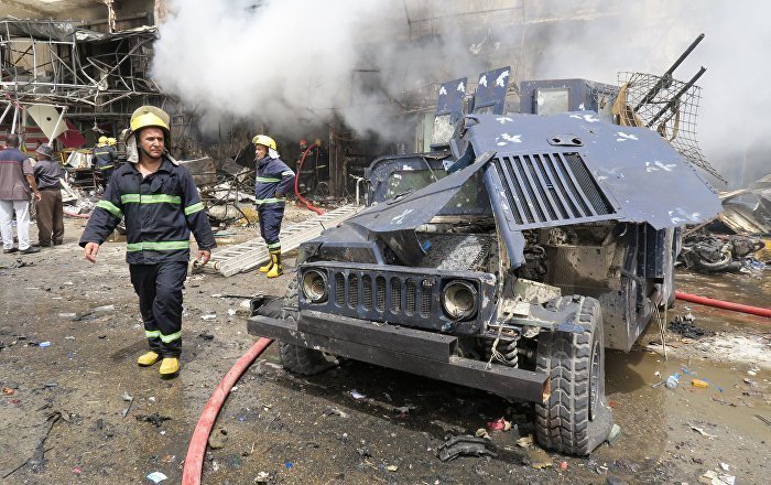 Por: Cortesía Explosión en mercado de Bagdad deja 12 heridos