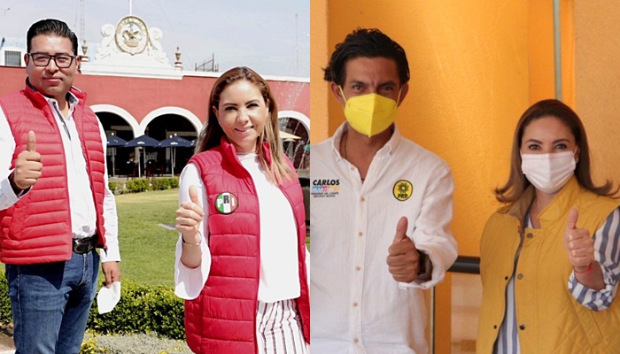 Se suman PRI y PRD a Paola Angón candidata del PAN en San Pedro Cholula