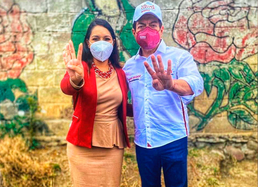 Por: Cortesía Afirma Tonantzin que será candidata en San Pedro Cholula, tras reunión con Mario Delgado