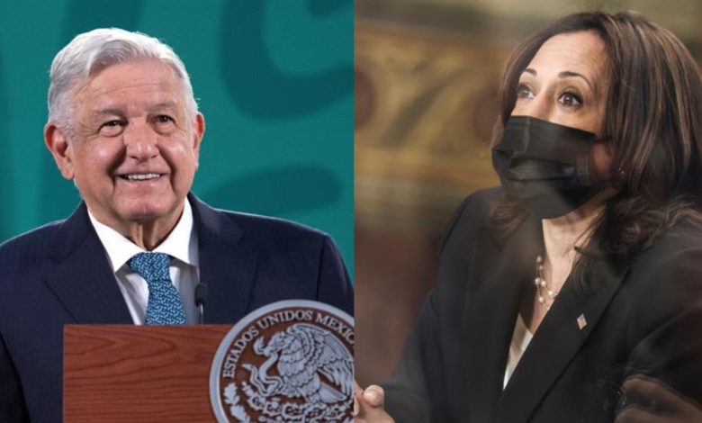 Por: Cortesía AMLO revela que invitó a Kamala Harris a México para visitar la frontera sur