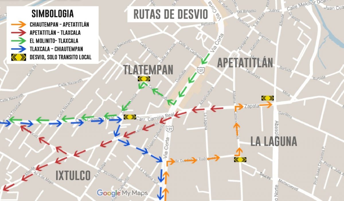 Por: Cortesía SSC, CEPC y SECODUVI recomiendan tomar precauciones en viaducto San Pablo-Apetatitlán del 19 al 22 de abril