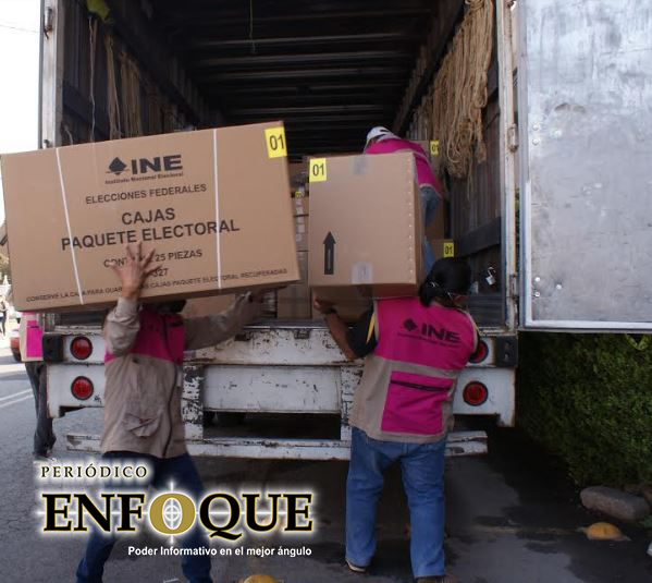 Por: Cortesía INE Tlaxcala se prepara con más de 78 mil piezas de material electoral.