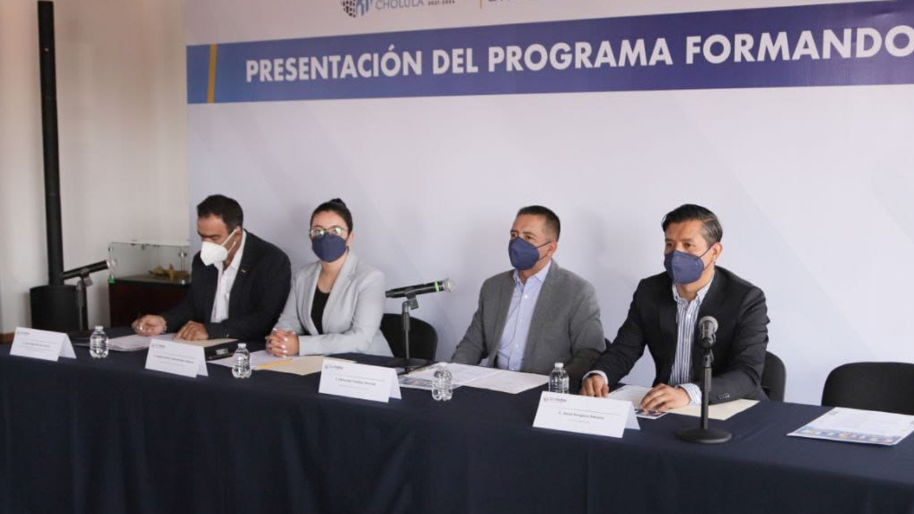 Por: Cortesía Ayuntamiento de San Andrés Cholula presentó el Programa "Formando Futuro"