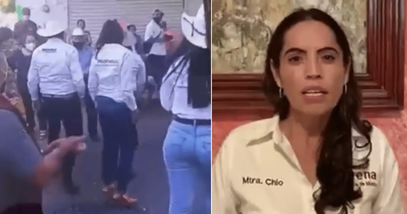 Por: Cortesía Video muestra a David Monreal tocando glúteos de candidata. “No me faltó al respeto”, dice ella