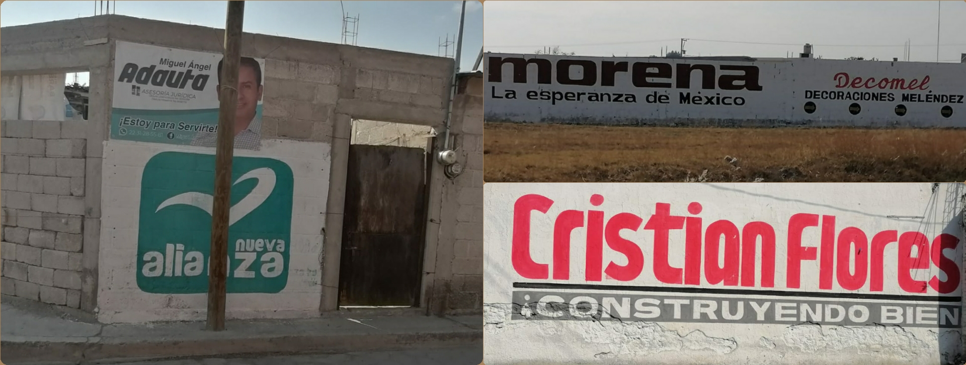 Por: Cortesía Denuncian ciudadanos presuntos actos anticipados de campaña en Acajete.