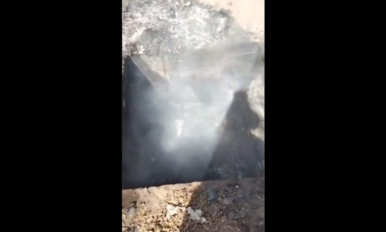 Por: Cortesía Madres Buscadoras de Sonora hallan pozo en Guaymas con restos humanos calcinándose