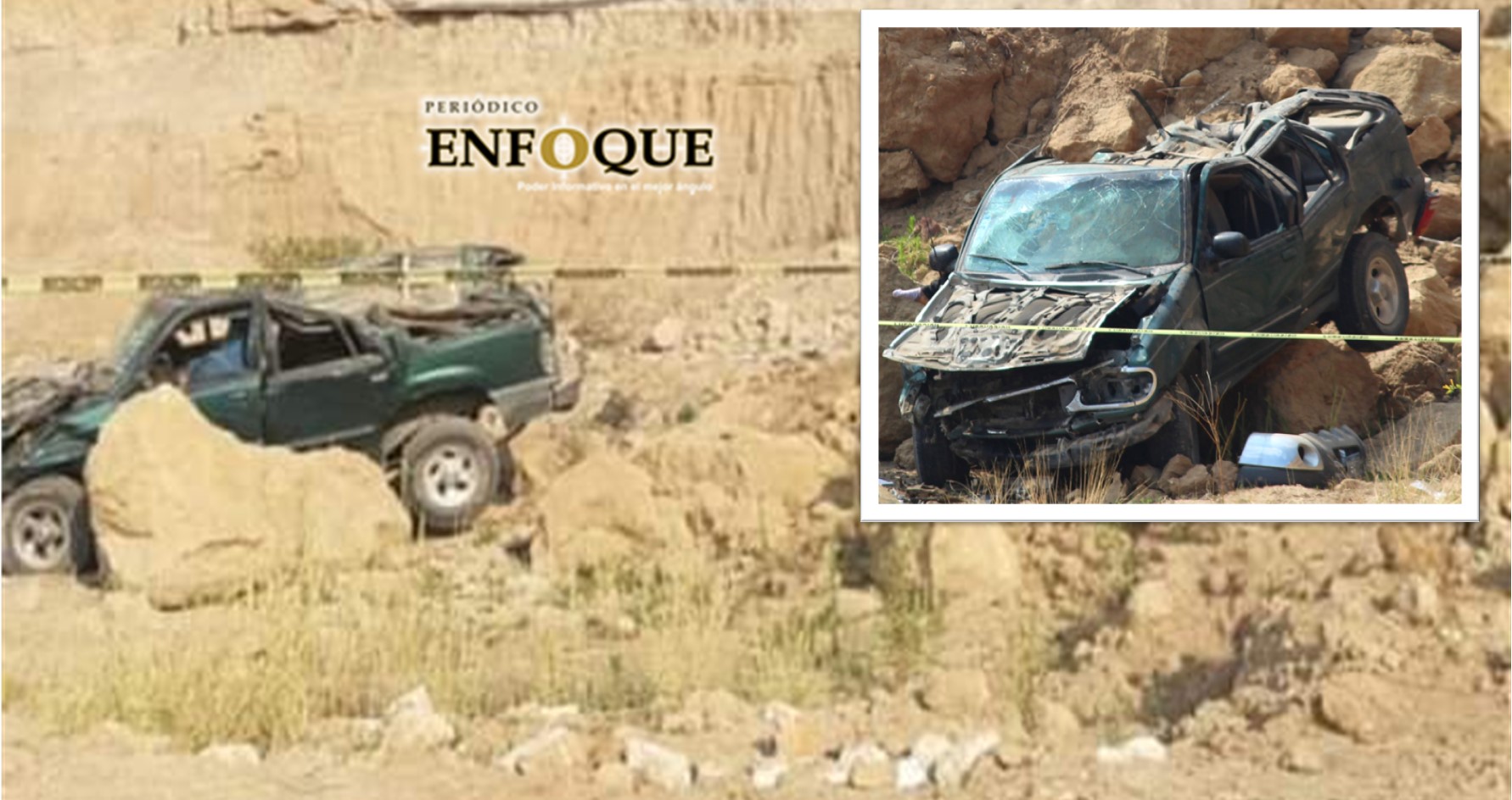 Por: Cortesía Hallan cuerpo  de mujer dentro de camioneta en Chachapa