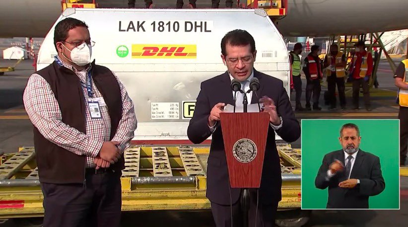Por: Cortesía Llega a México nuevo lote de vacunas anticovid de Pfizer