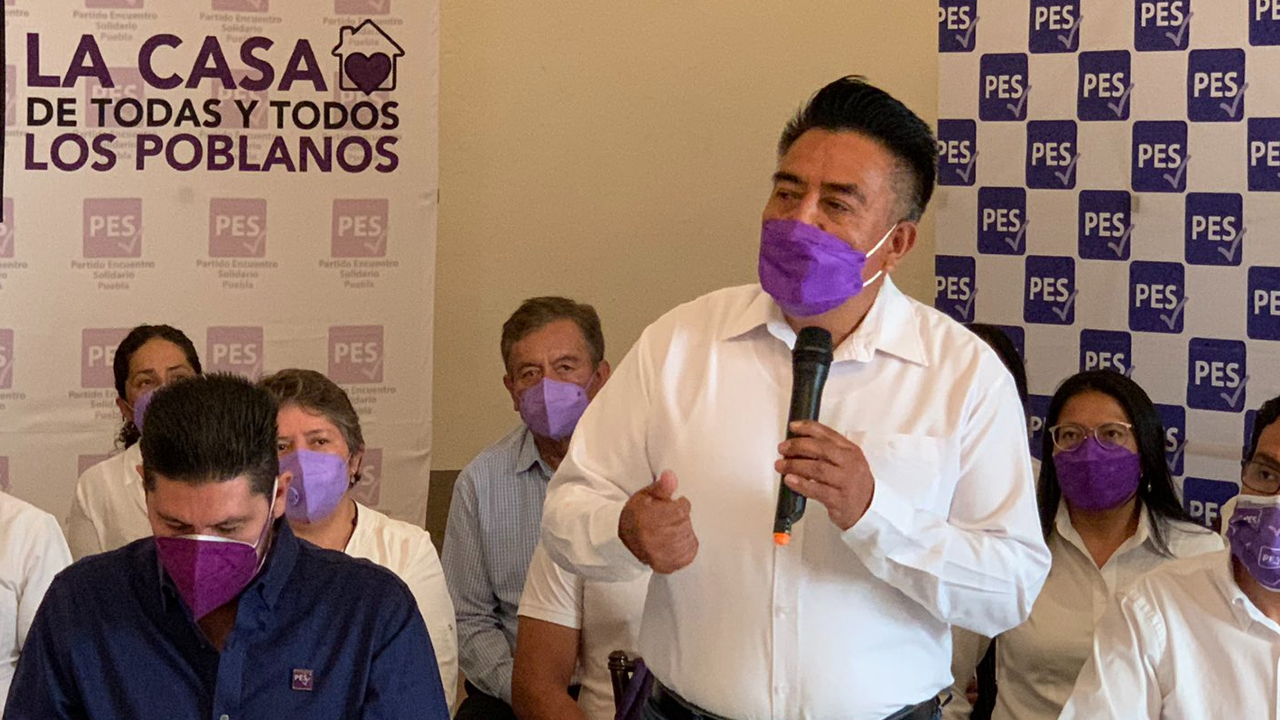 Por: Cortesía PES Puebla presenta a Adán Xicale como su candidato por la Alcaldía de San Andrés Cholula