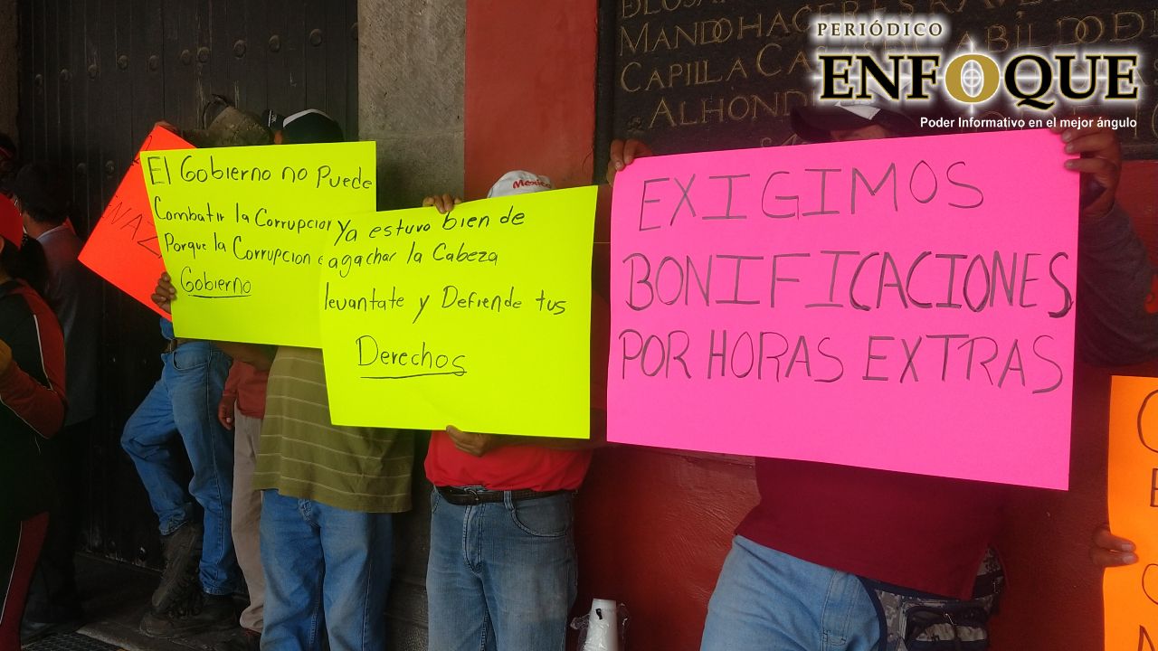 Por: Enfoque Guardias Ciudadanos de San Pedro Cholula aseguran que no se ha terminado por completar lo faltante de sus quincenas