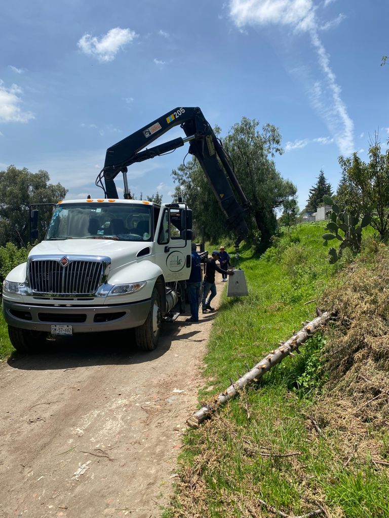Por: Cortesía En Teacalco avanza la modernización del alumbrado público