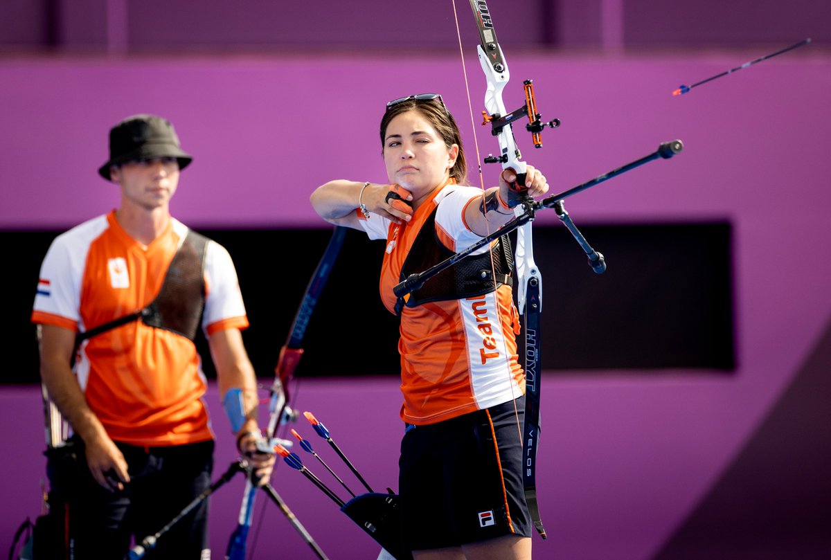 Por: Cortesía Reciben con gran fiesta en Holanda a la arquera mexicana tras ganar medalla en Tokio 2020