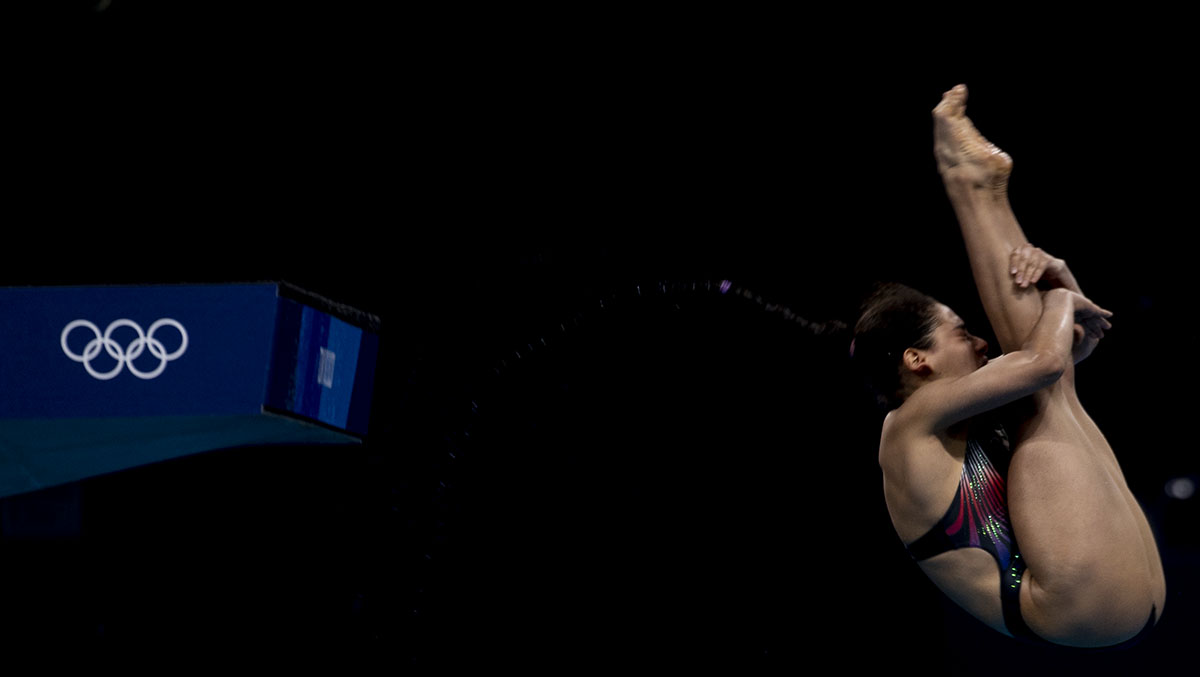 Por: Cortesía Gabriela Agúndez obtuvo el cuarto lugar en la final de clavados