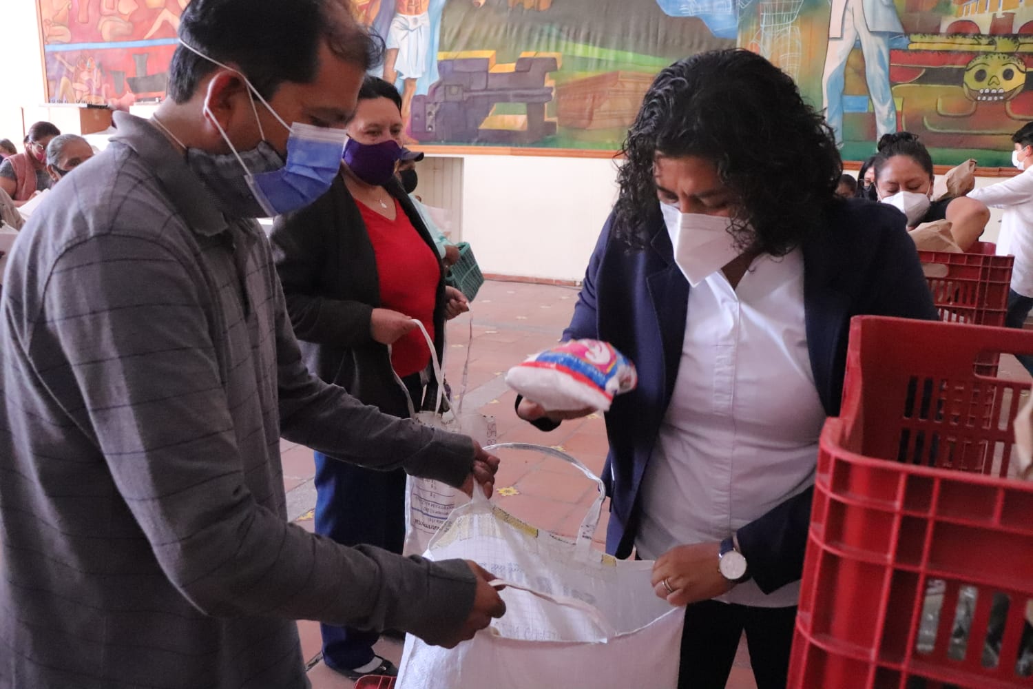 Por: Cortesía Ayuntamiento de San Andrés Cholula asegura que el Programa Social “Valores a tu mesa” fue un pilar dentro de esta recta final de gobierno