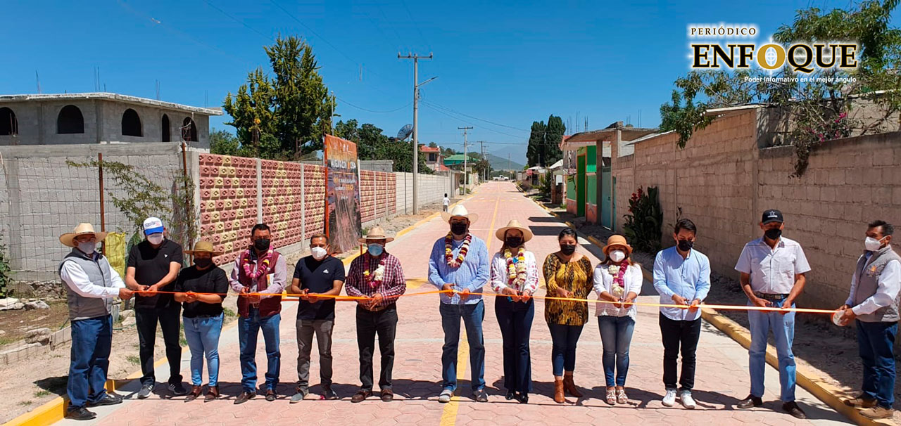 Por: Marisol O El Edil suplente  y Diputado Local Electo, Sergio Salomón inauguran obra en Tepeaca