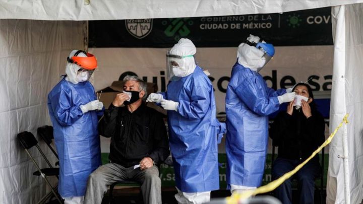 Por: Cortesía México registra 19,555 contagios y 786 muertes, otro pico de casos de la tercera ola de Covid-19