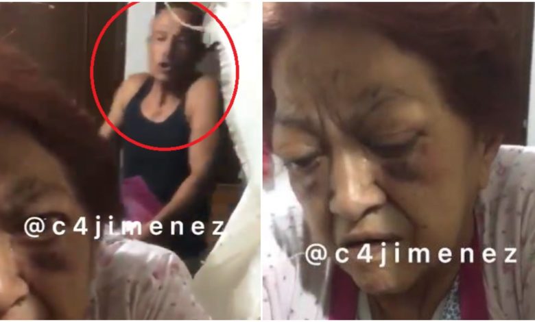Por: Cortesía Hombre es captado golpeando y amenazando de muerte a su madre de 85 años de edad (Video)