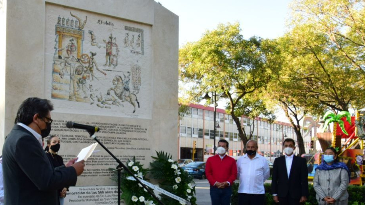Por: Cortesía Ayuntamiento de San Pedro Cholula conmemoró los 500 años de su Resistencia Indígena
