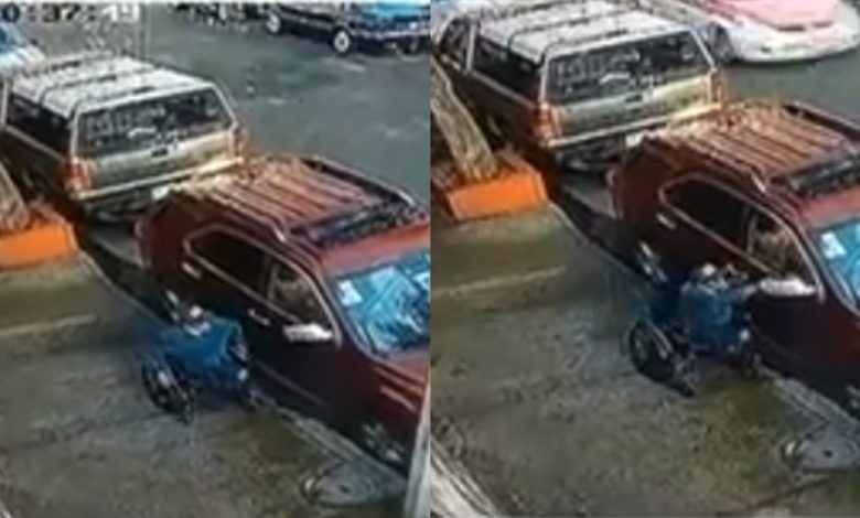Por: Cortesía Ladrón en silla de ruedas es detenido tras ser sorprendido robando autopartes (Video)